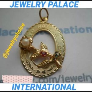 🆕14K Gold Filled To Mother Crystal Pendant